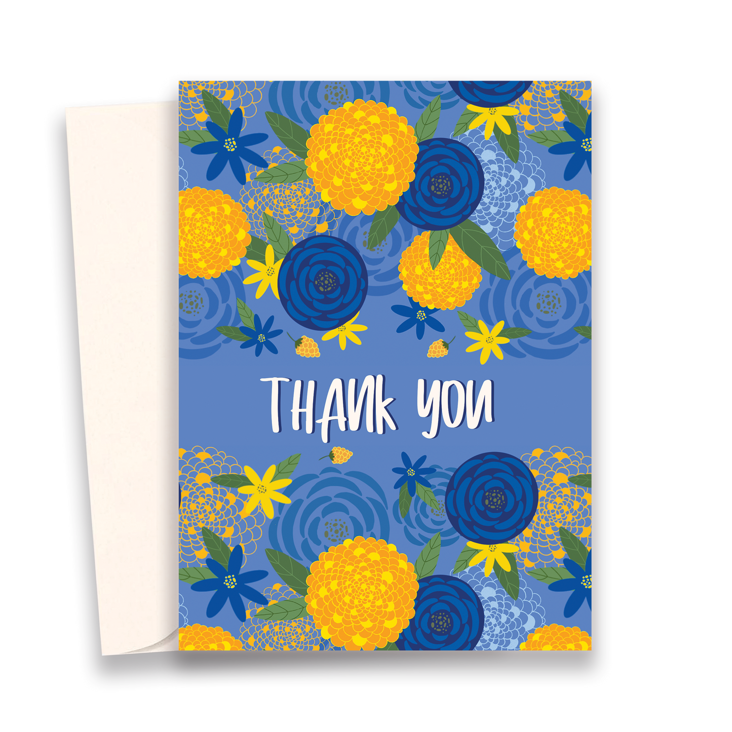 Floral Thank You Card