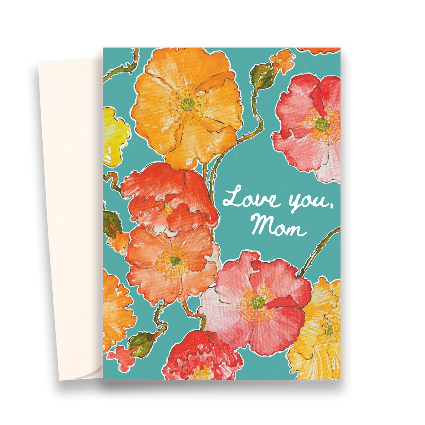 Love You Mom Greeting Card