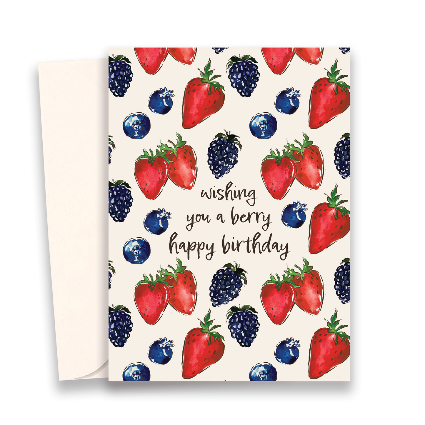 Wishing you a Berry Happy Birthday Greeting Card