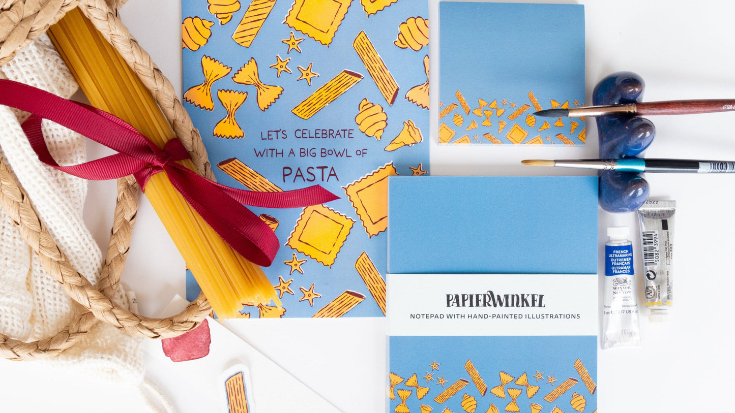 Pasta Stationery Set