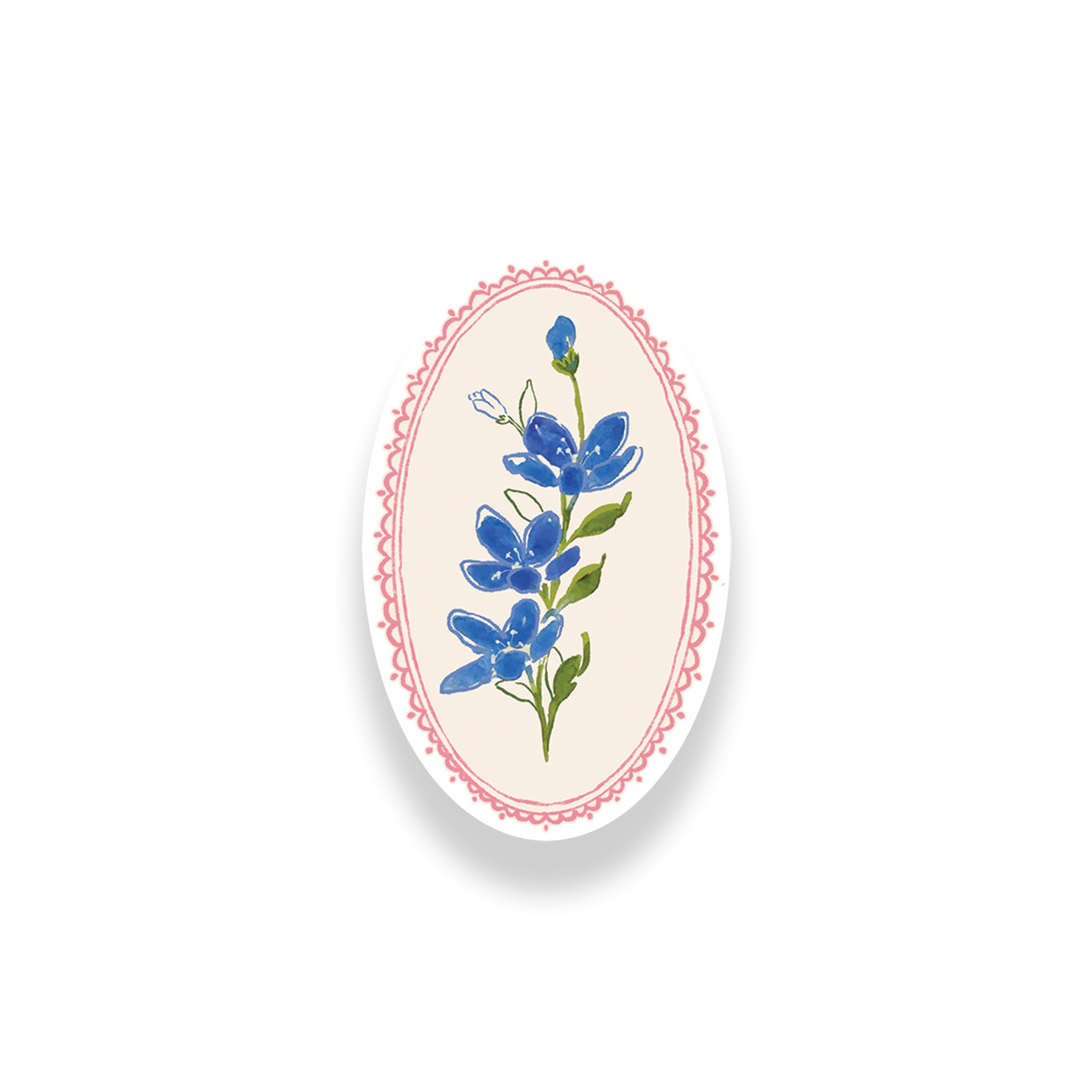 Cottage Core Clear Floral Stickers