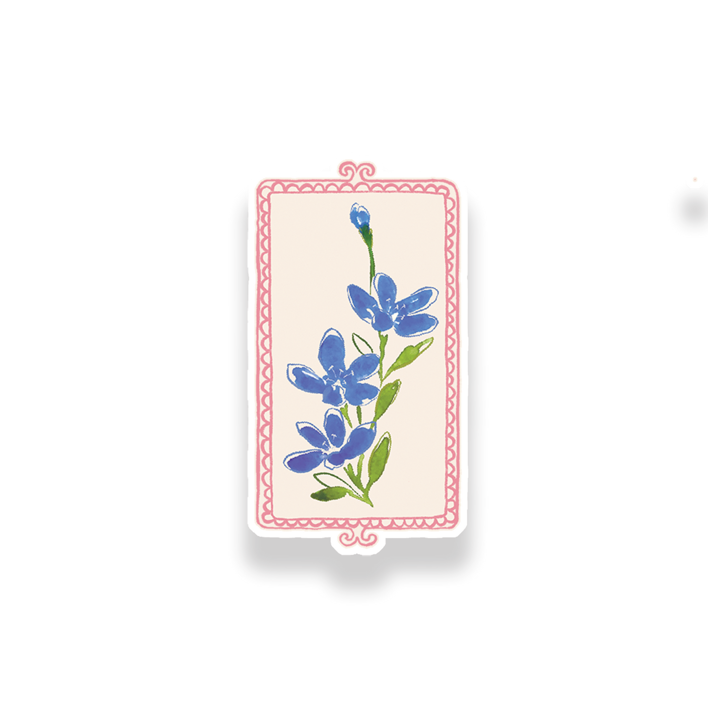 Cottage Core Clear Floral Stickers