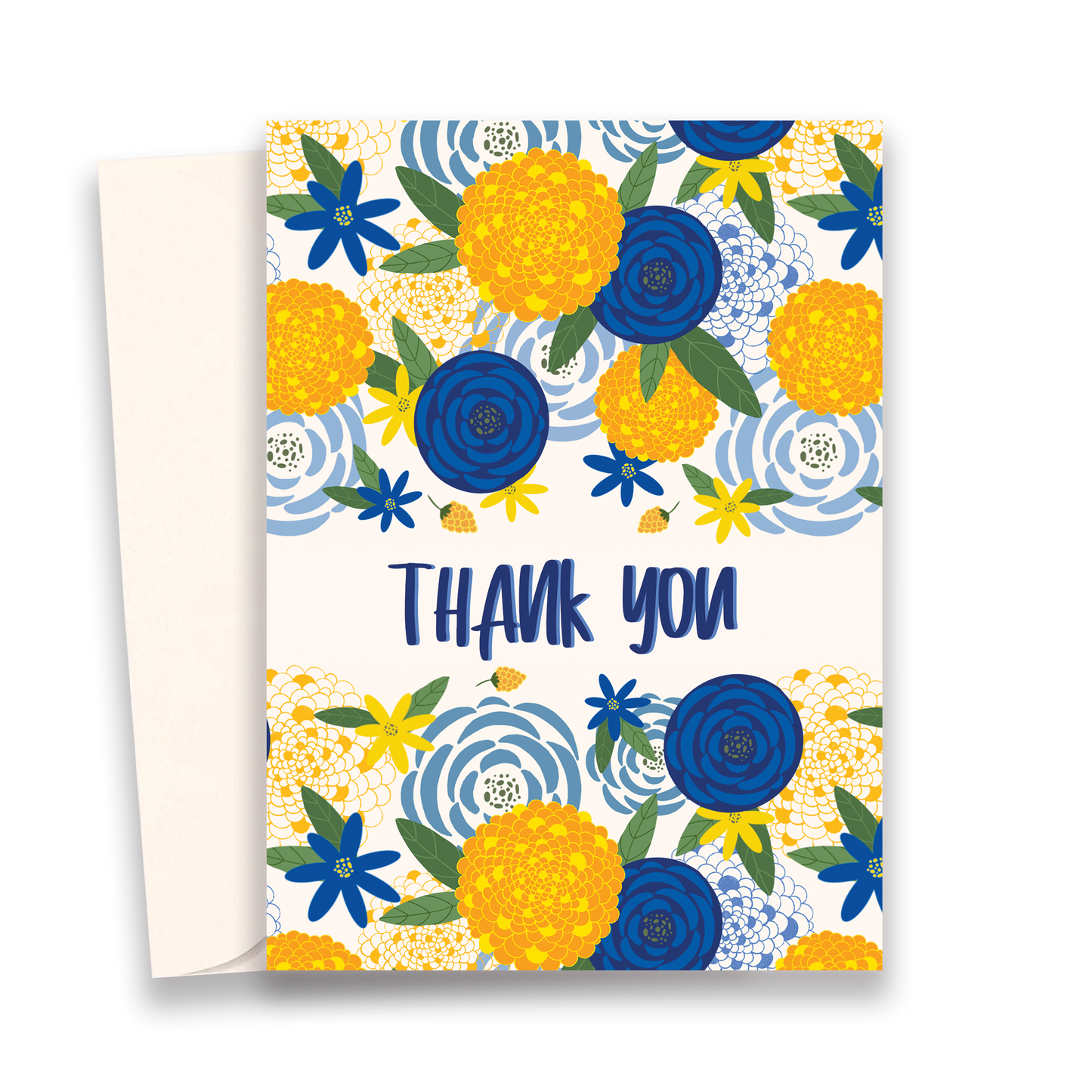 Floral Thank You Card
