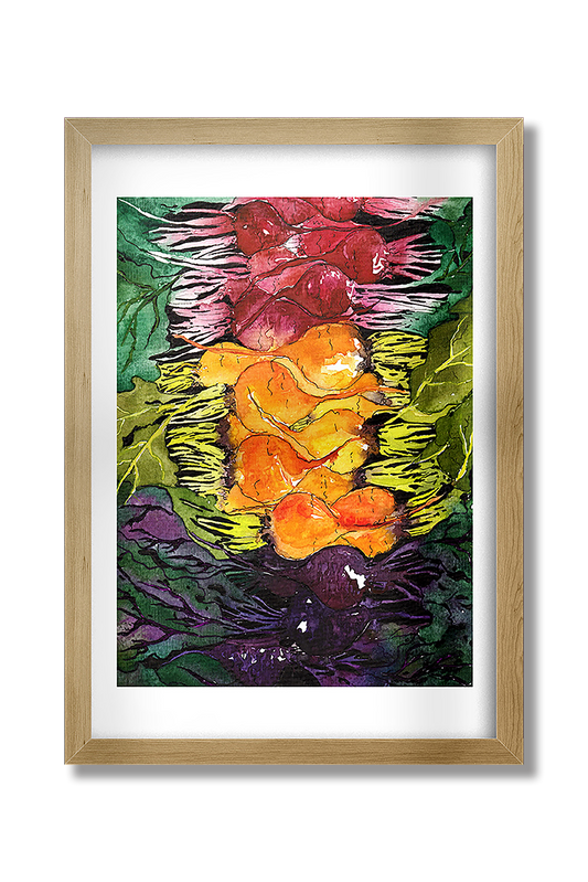 Rainbow Beets Veggie Print