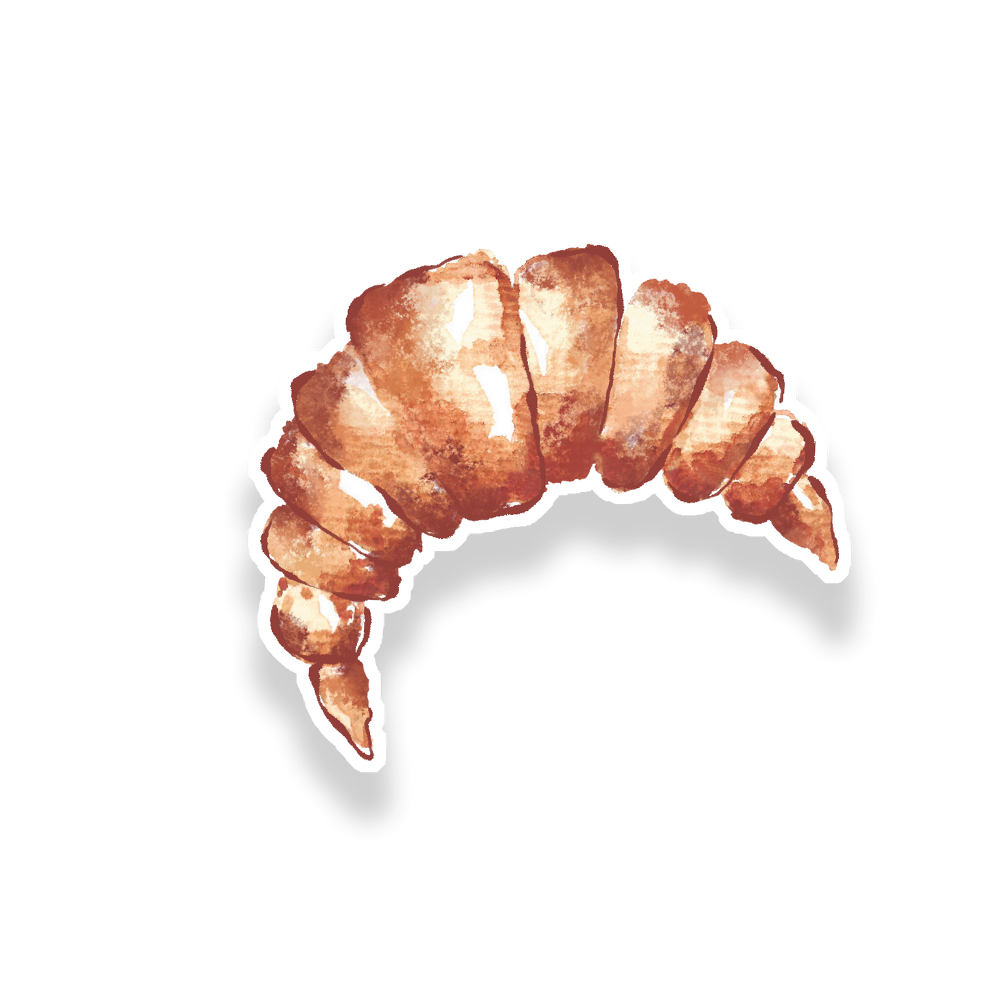 Croissant Clear Sticker