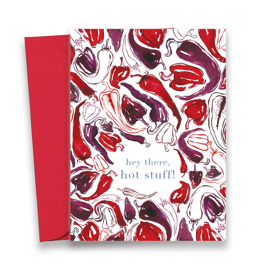 Hey there, Hot Stuff! Valentine's Day Card