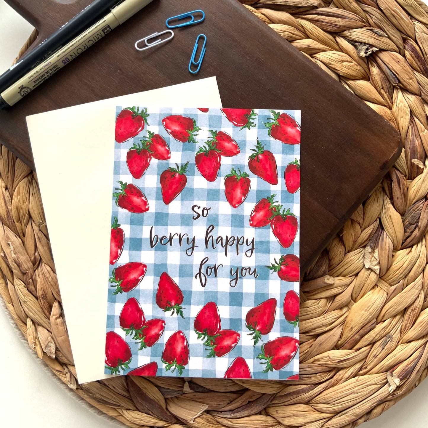 So Berry Happy For You Congratulations Card