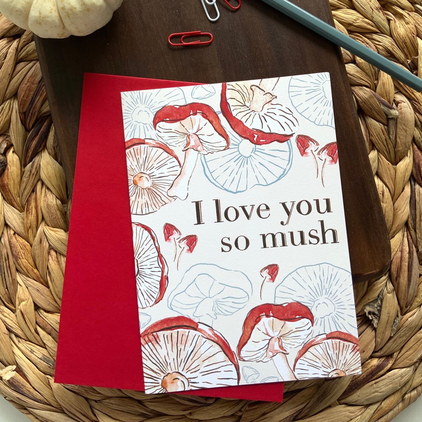 Thank You So Mush(room) Greeting Card