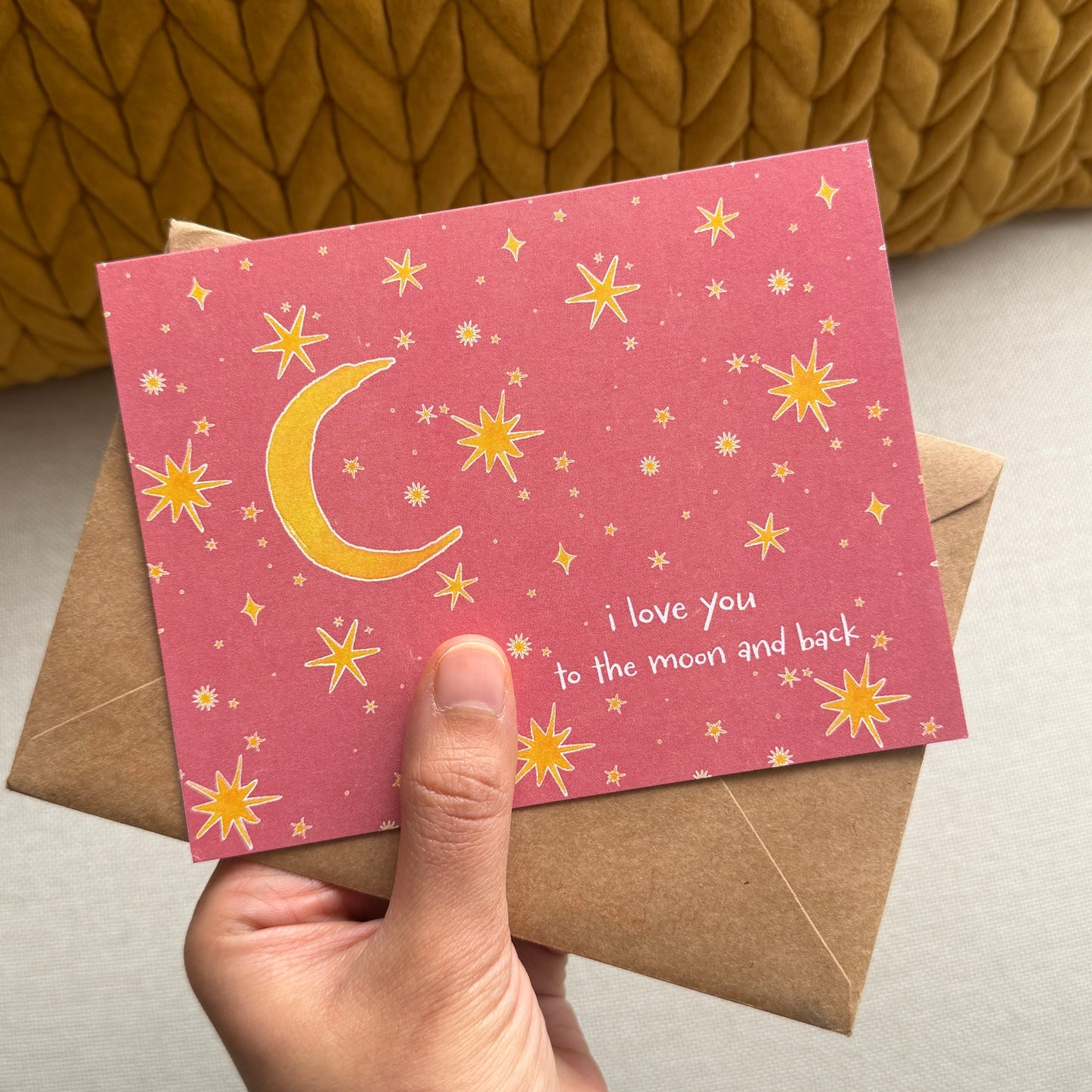 Celestial Valentine's Day or Anniversary Greeting Card