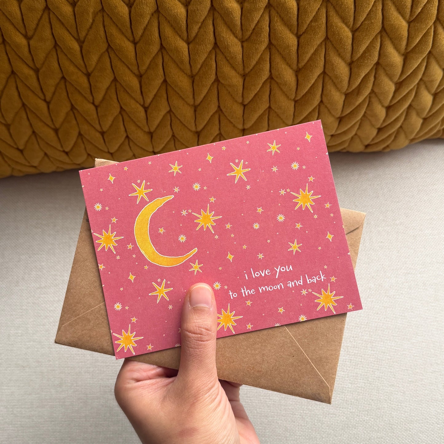 Celestial Valentine's Day or Anniversary Greeting Card