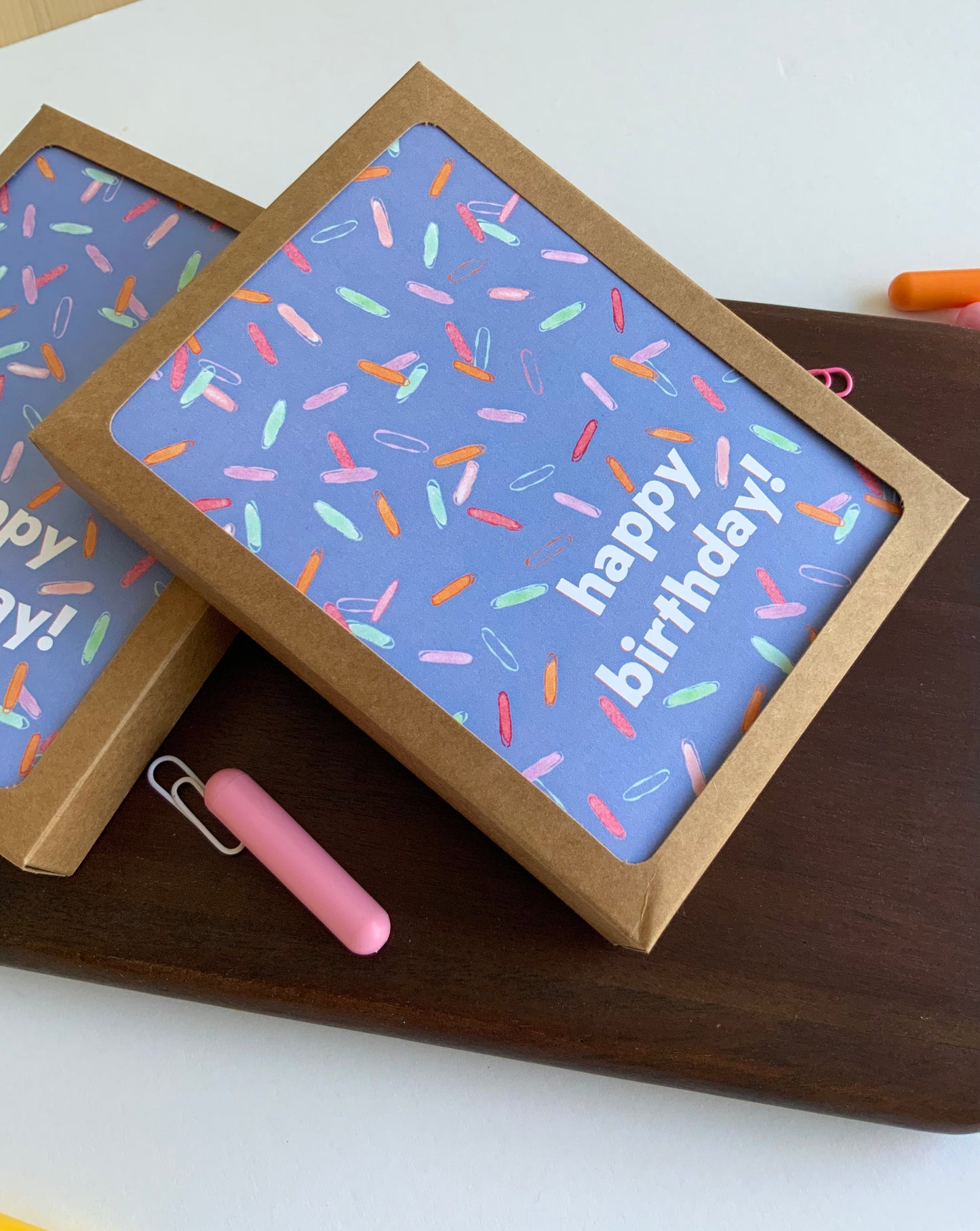 Birthday Greeting Card with Sprinkles