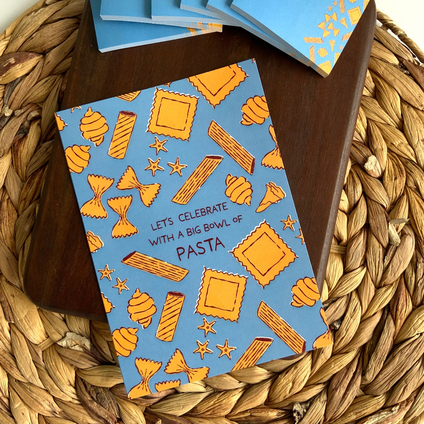 Celebrate with Pasta Greeting Card