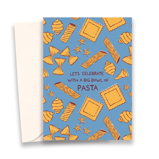 Celebrate with Pasta Greeting Card