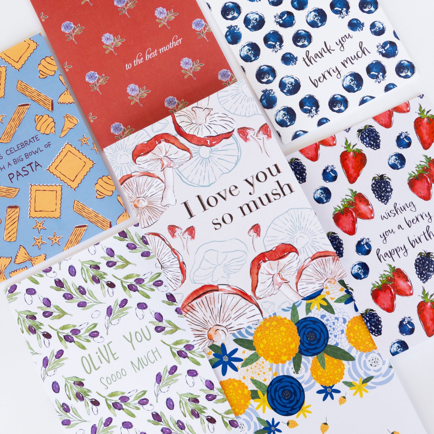 Thank You So Mush(room) Greeting Card