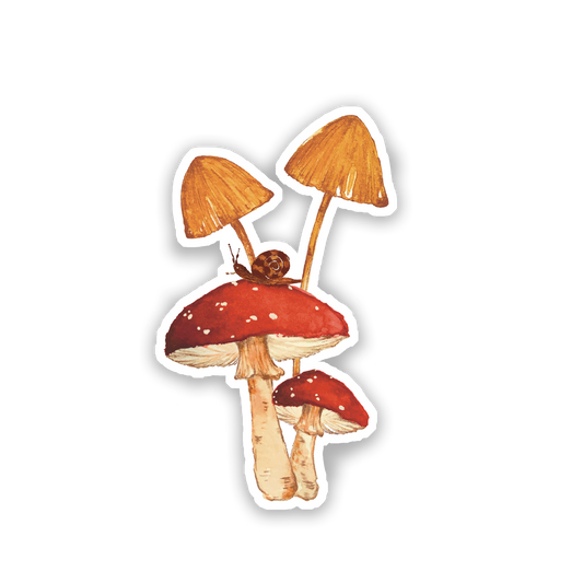 Magic of the Forest Mushroom Sticker