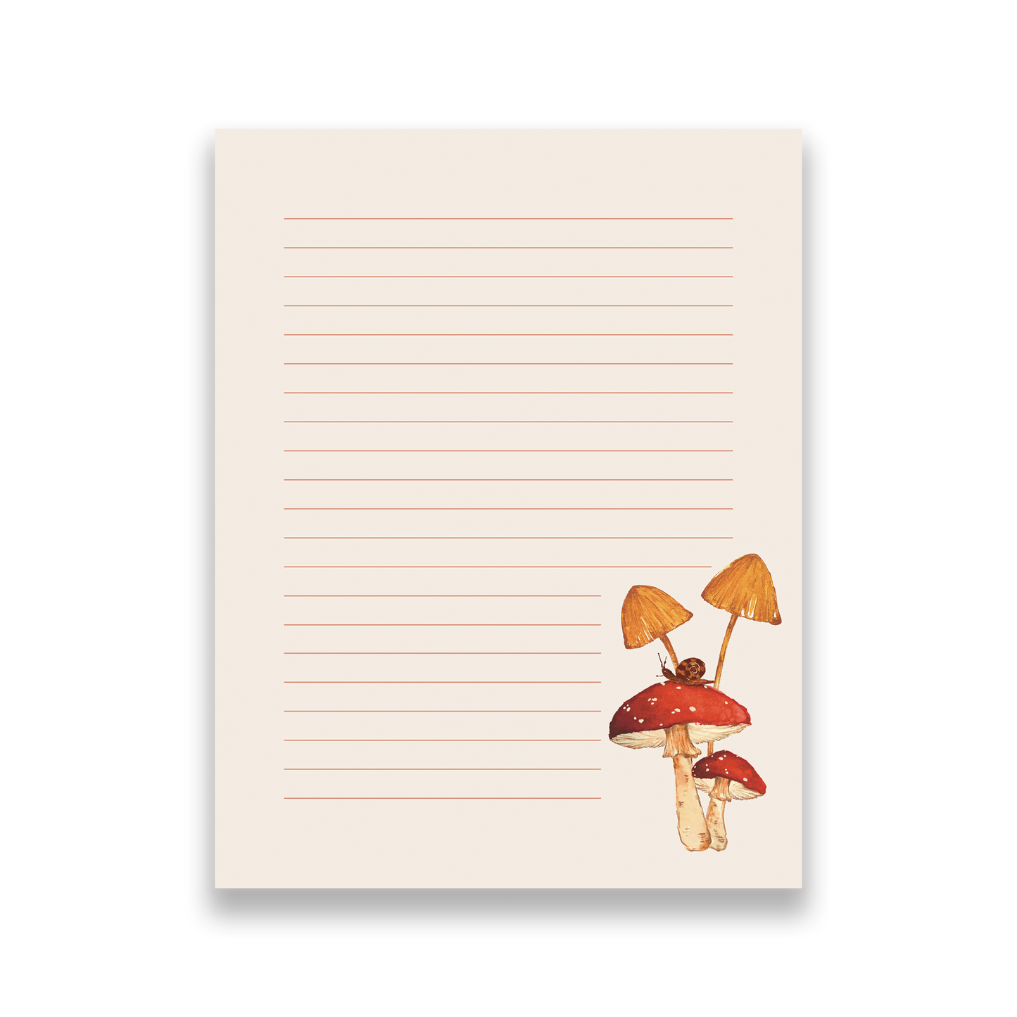 Whimsical Mushroom Stationery
